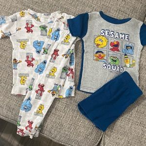 Sesame Street toddler pajamas (3T)
